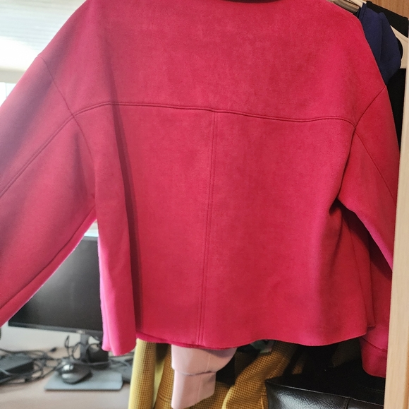 Zara faux suede button up jacket - Picture 3 of 3